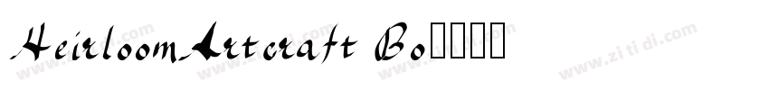 HeirloomArtcraft Bo字体转换